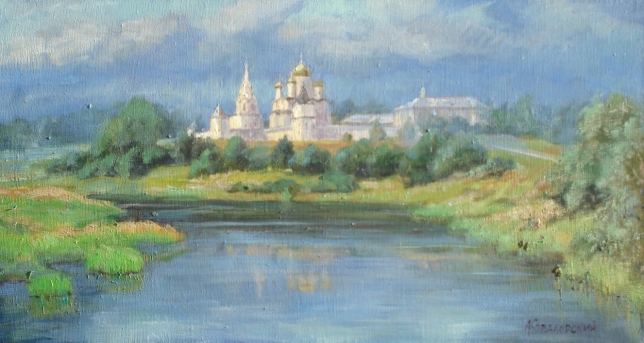 Painting for sale online - View of the Mozhaisk Luzhetsky Ferapontov Monastery