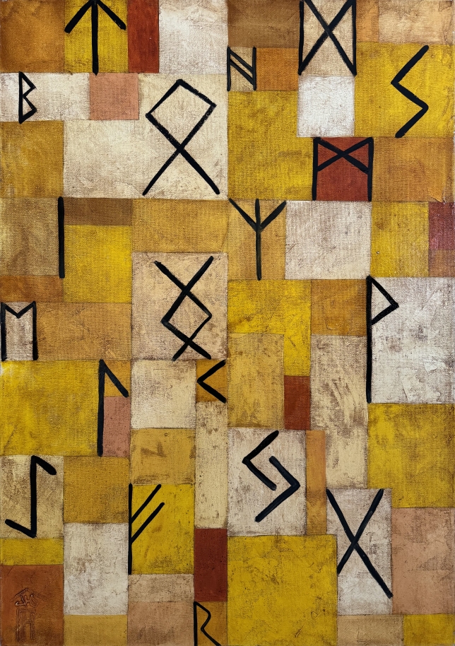 Painting for sale online - Runes