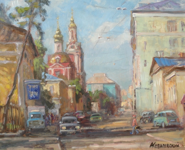 Painting for sale online - Morning on Old Basmannaya