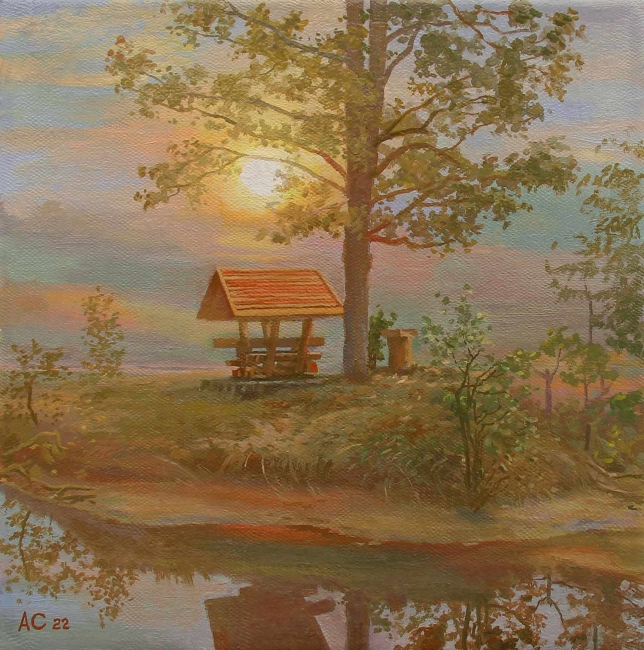 Painting for sale online - Beyond the outskirts
