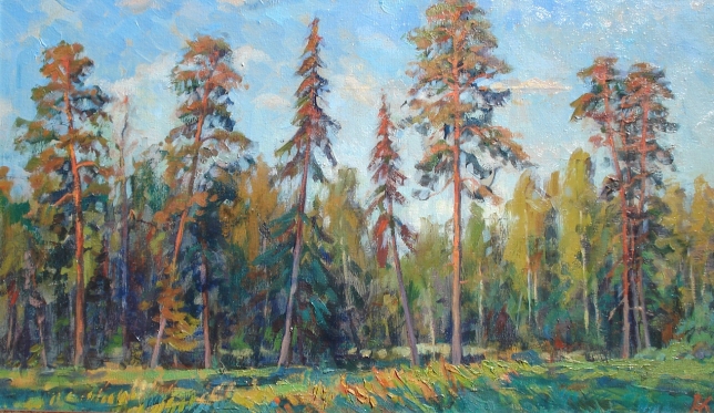 Painting for sale online - Quiet evening in Valdai