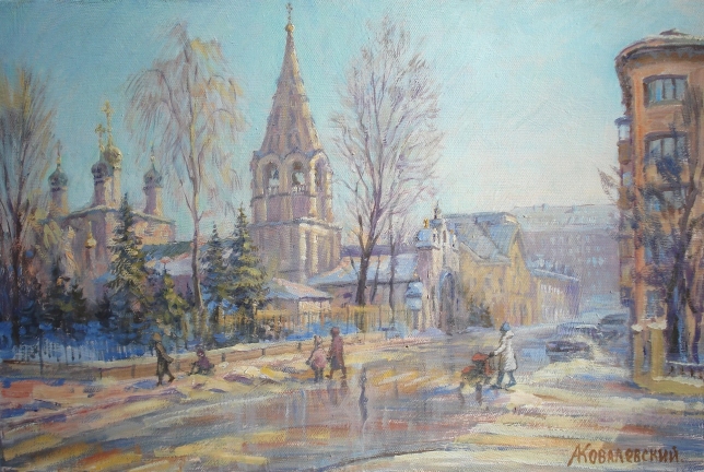 Painting for sale online - Church of the Transfiguration of Our Savior on Peski