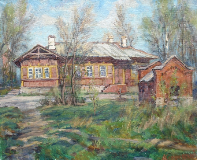 Painting for sale online - Firovo railway station