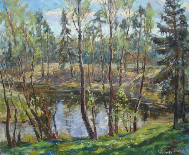 Painting for sale online - Forest river