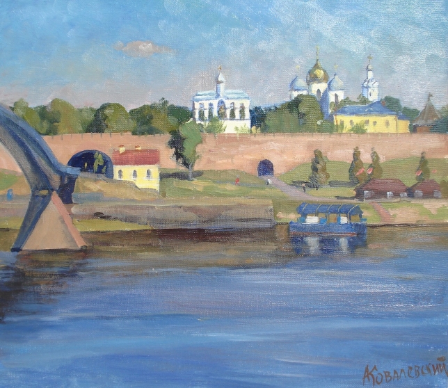 Painting for sale online - Veliky Novgorod. Kremlin