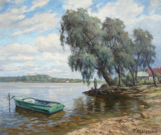 Painting for sale online - Seliger shore