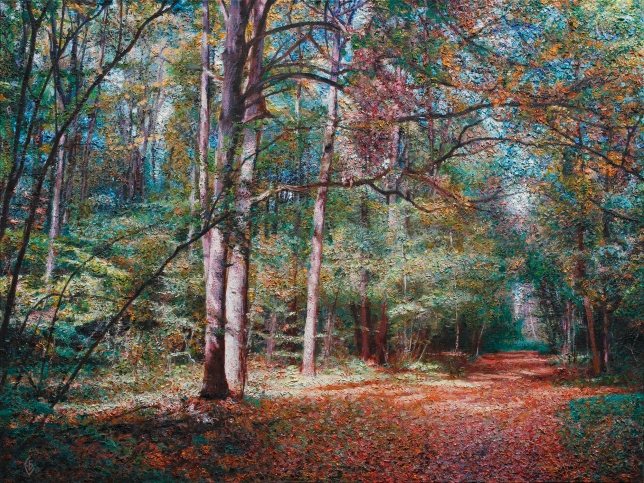 Painting for sale online - The forest in September