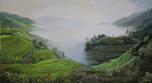 Painting for sale online - Dragon's Ridge