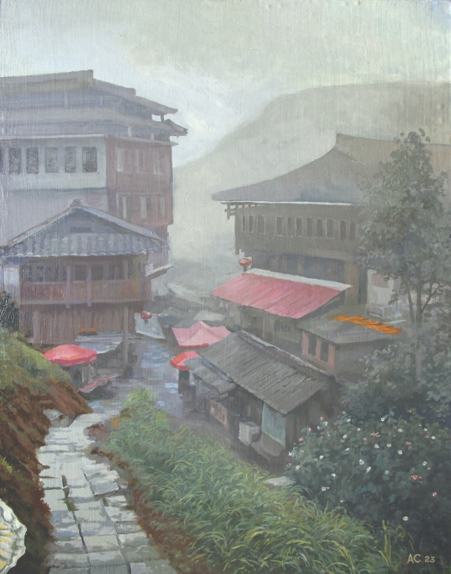 Painting for sale online - Pingan in the haze