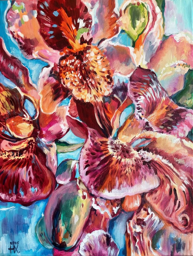 Painting for sale online - Orchid, Explosion of colors