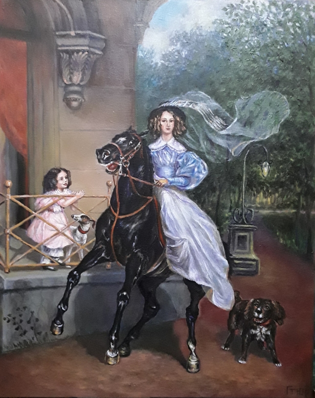 Painting for sale online - The Horsewoman