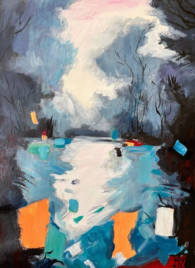 Painting for sale online - Winter Symphony