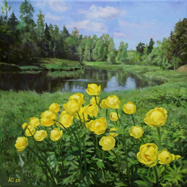 Painting for sale online - Water lilies