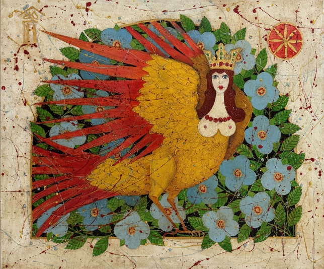 Painting for sale online - Sirin Bird