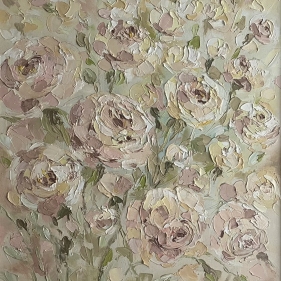 Painting for sale online - Pastel roses