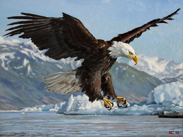 Painting for sale online - Sharp-sighted and dangerous