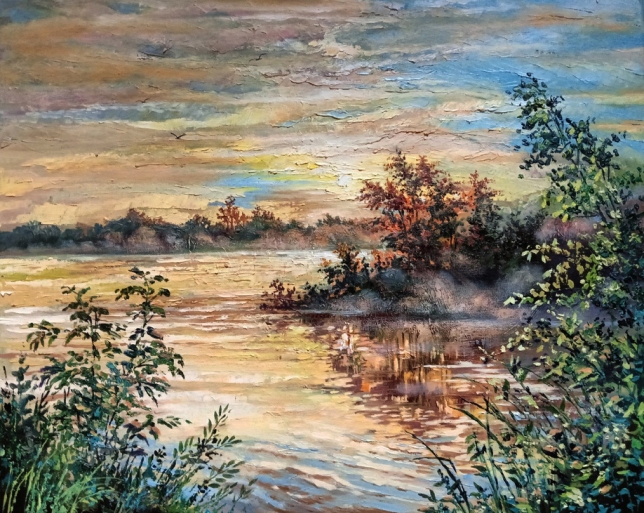 Painting for sale online - Sunset