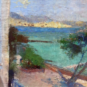 Painting for sale online - From the balcony of the Voloshin Museum. Koktebel