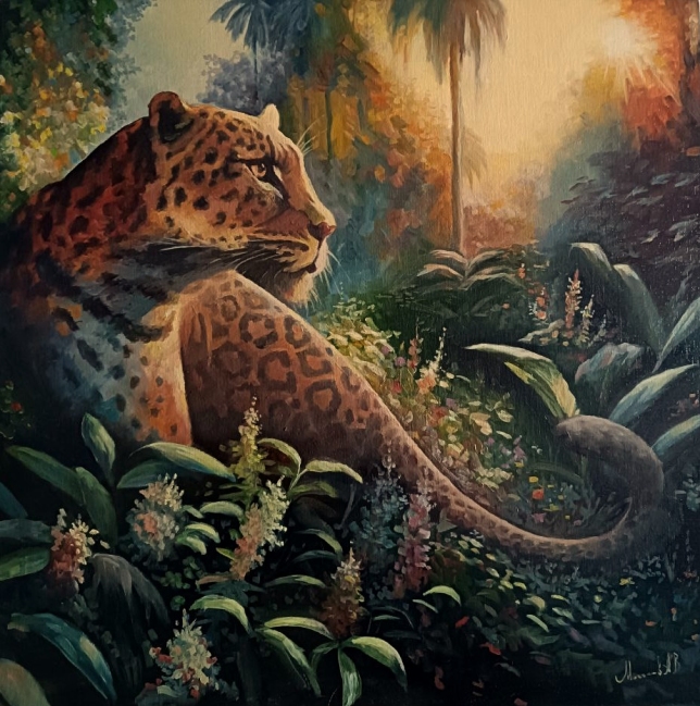 Painting for sale online - Jaguar