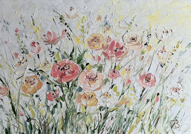 Painting for sale online - Wild flowers