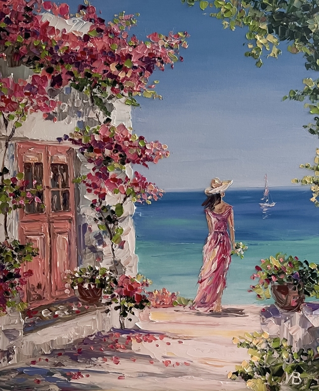 Painting for sale online - Picturesque Greece