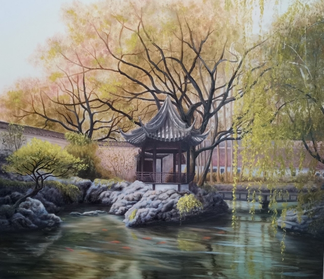 Painting for sale online - Yuyuan Garden, Shanghai