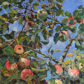 Painting for sale online - Apple tree branch