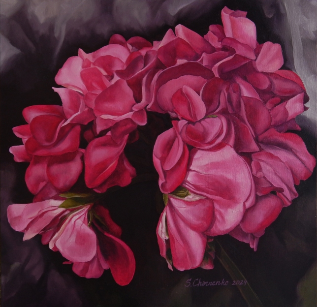 Painting for sale online - Geranium