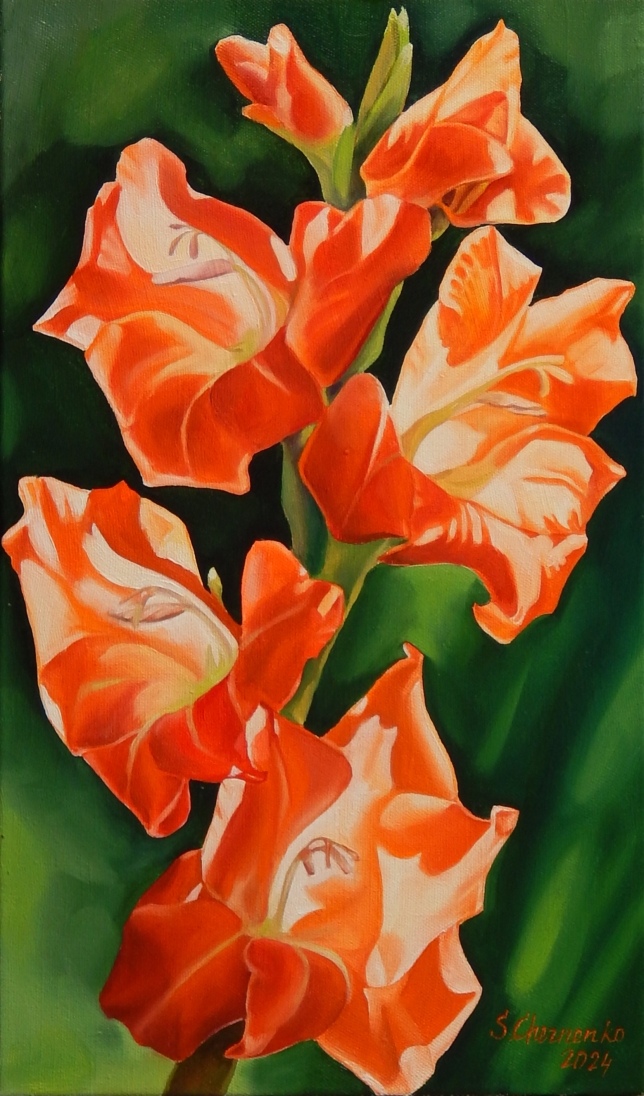Painting for sale online - Gladioli