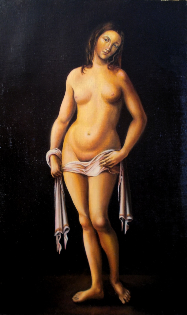 Painting for sale online - Venus (copy of Lorenzo Costa’s painting)
