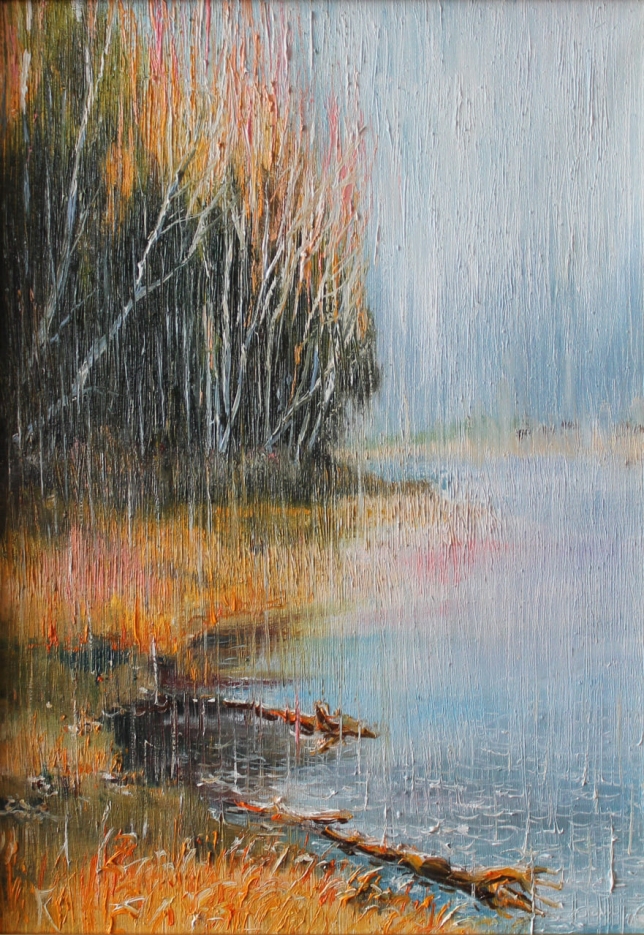 Painting for sale online - Autumn rain