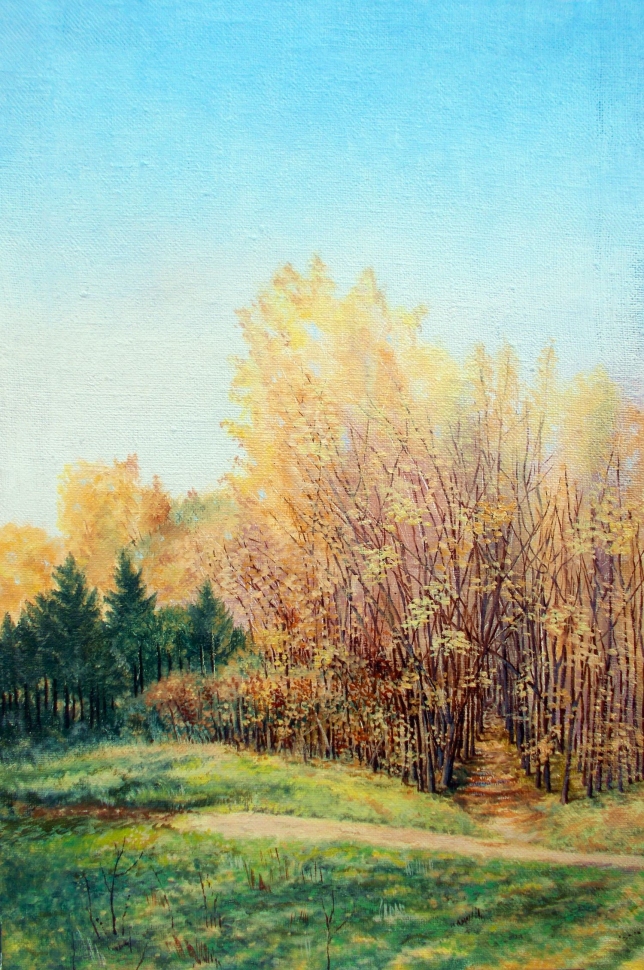 Painting for sale online - Early autumn. 9 am