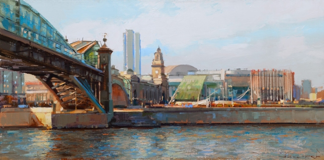 Painting for sale online - A bridge for kisses. The area of Eurasia