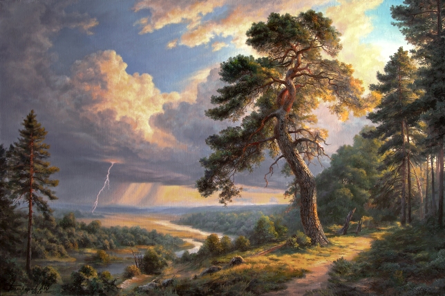 Painting for sale online - At sunset