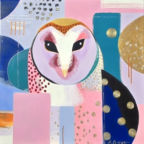 Painting for sale online - Olympic Owl