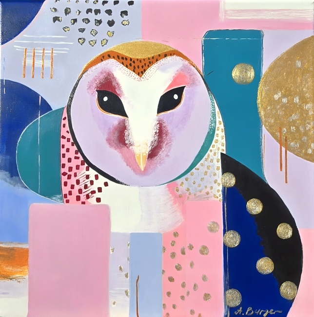 Painting for sale online - Olympic Owl