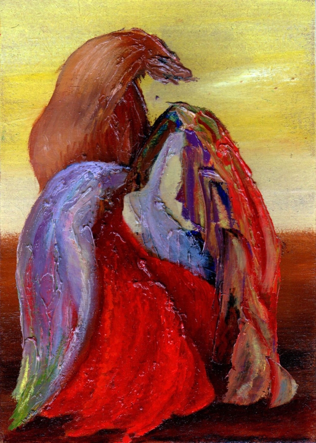 Painting for sale online - After two Glasses of Champagne (sketch)