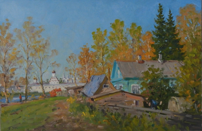 Painting for sale online - Tikhvin. October.