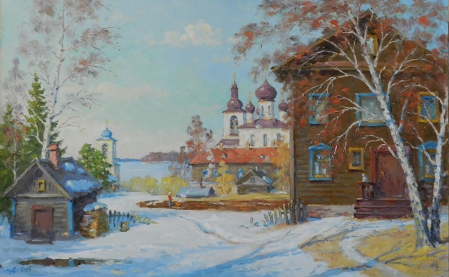 Painting for sale online - Goritsy. Spring.