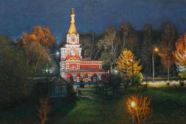 Painting for sale online - Paraskeva Friday Night Temple