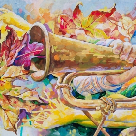 Painting for sale online - The autumn wind will blow