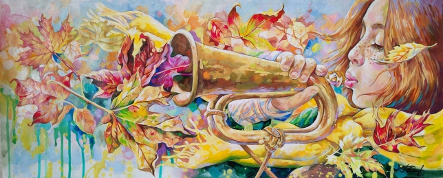 Painting for sale online - The autumn wind will blow