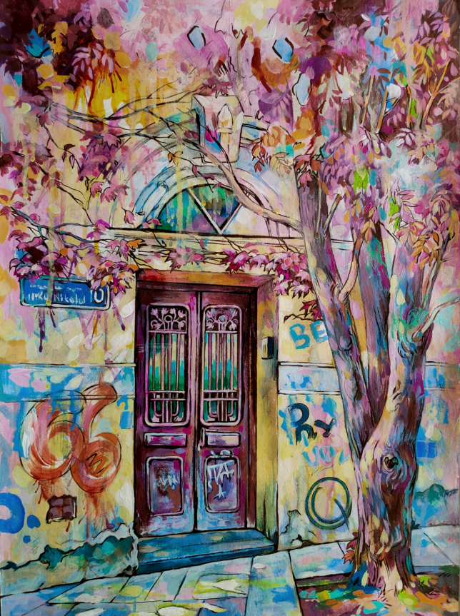 Painting for sale online - Purple shadow