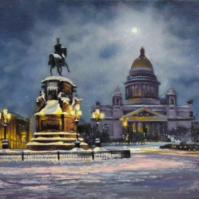 Painting for sale online - Moonlit Night