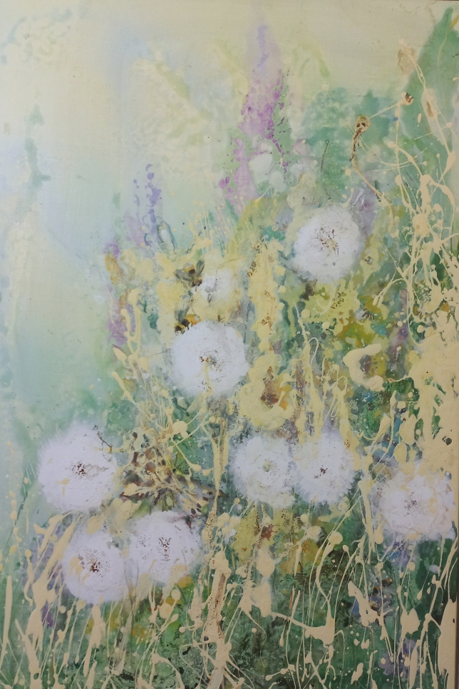 Painting for sale online - Summer with dandelions