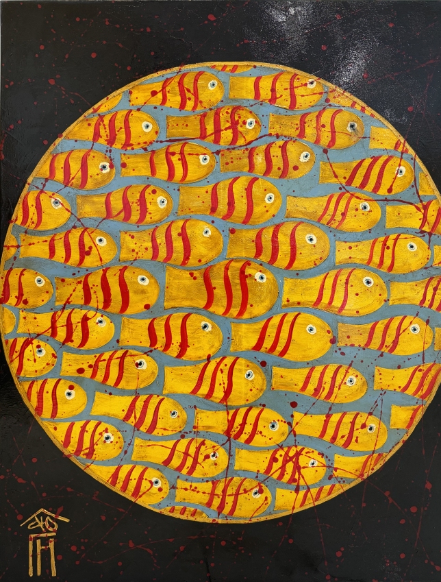 Painting for sale online - Fishes