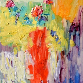 Painting for sale online - Roses on Yellow