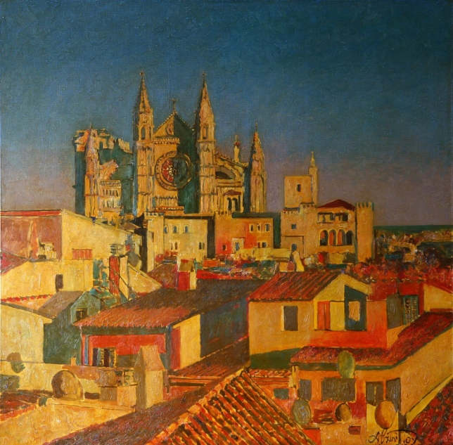 Painting for sale online - Almudaina Palace (Palma de Mallorca)