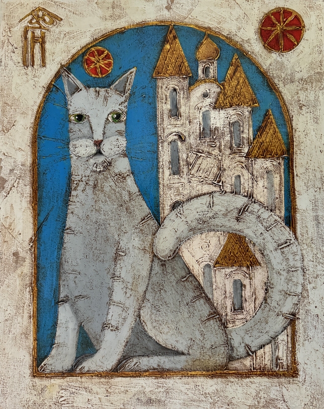 Painting for sale online - Cat