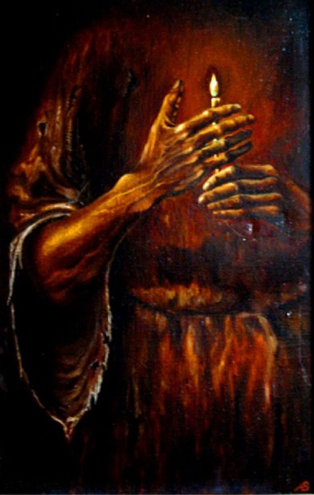 Painting for sale online - Do not put out the candle